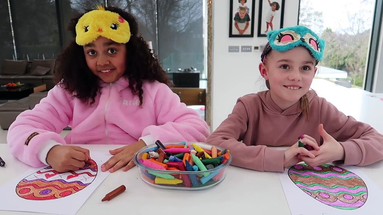 3 MARKER CHALLENGE Coloring Easter Eggs   Toys AndMe