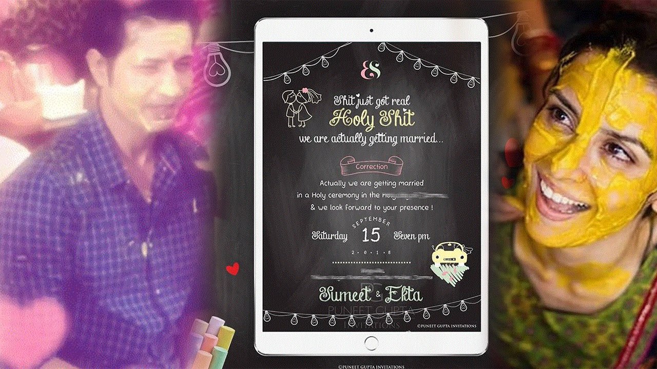 Sumeet Vyas & Ekta Kaul Wedding : Sumeet & Ekta's Haldi Ceremony photos goes VIRAL | FilmiBeat