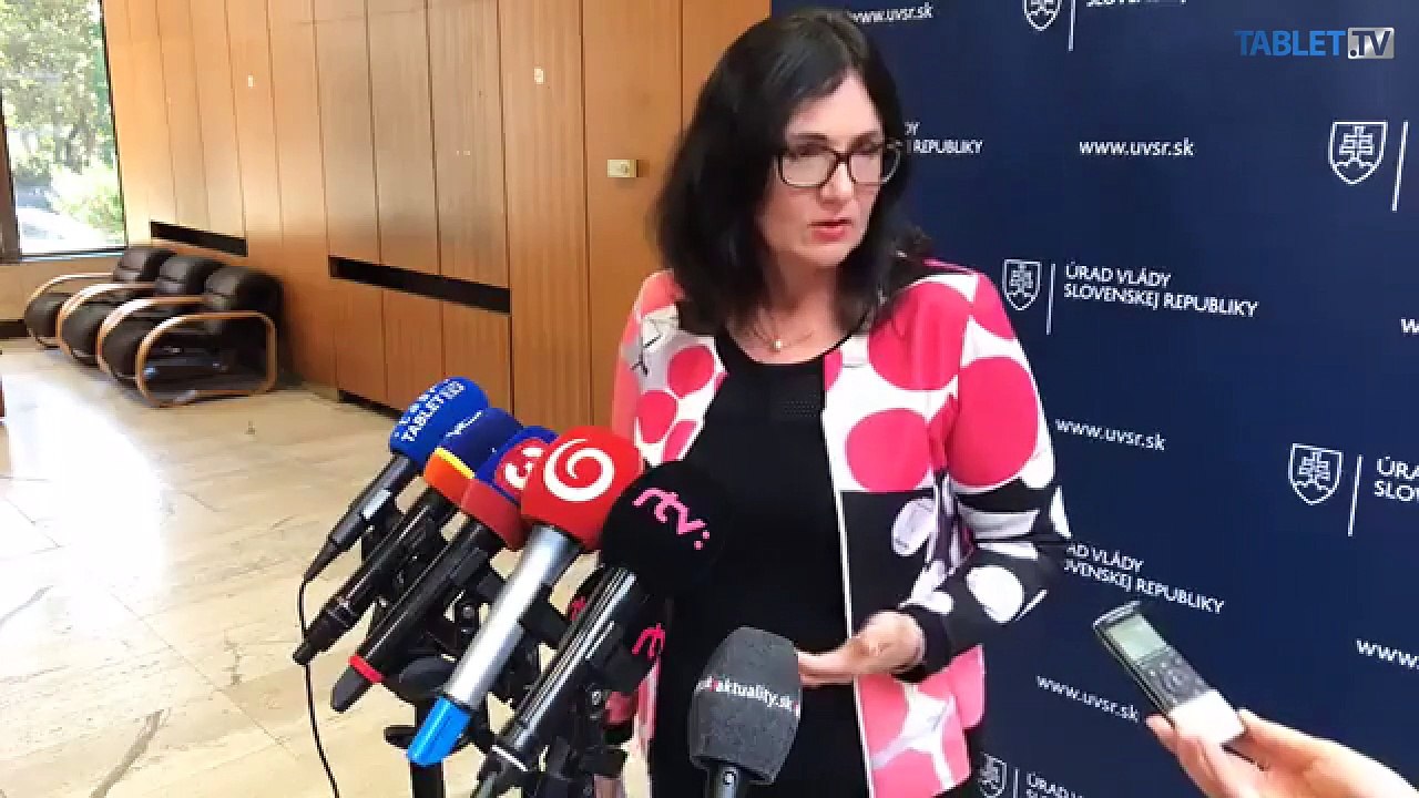 ZÁZNAM: Brífing ministerky školstva M. Lubyovej