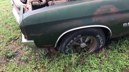 1970 Chevelle SS454 Found Parked Beside A House Over 30 Years In Oklahoma!!!