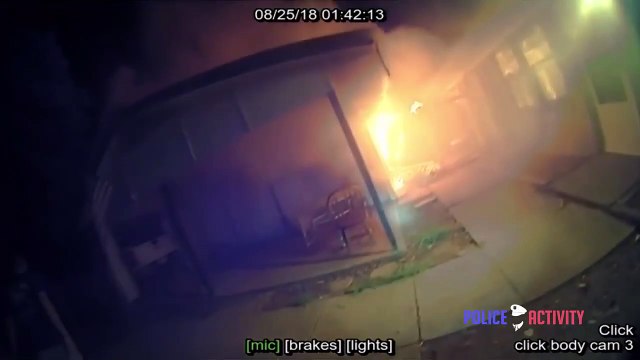 Ce policier héroique sauve une famille piégée dans leur maison en feu