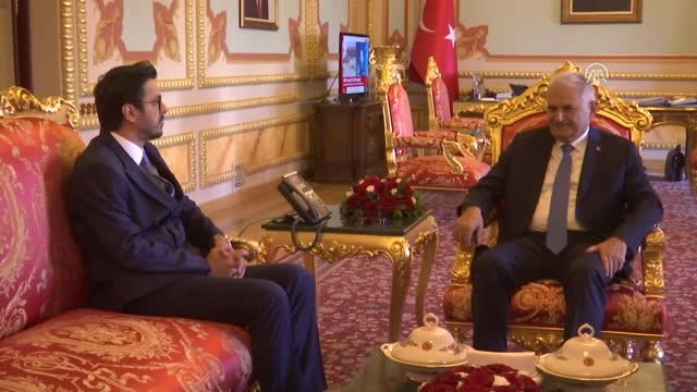 TBMM Başkanı Yıldırım, TRT Genel Müdürü Eren'i Kabul Etti