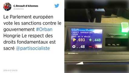 État de droit en Hongrie. Les eurodéputés déclenchent l’article 7 contre le régime de Viktor Orban.