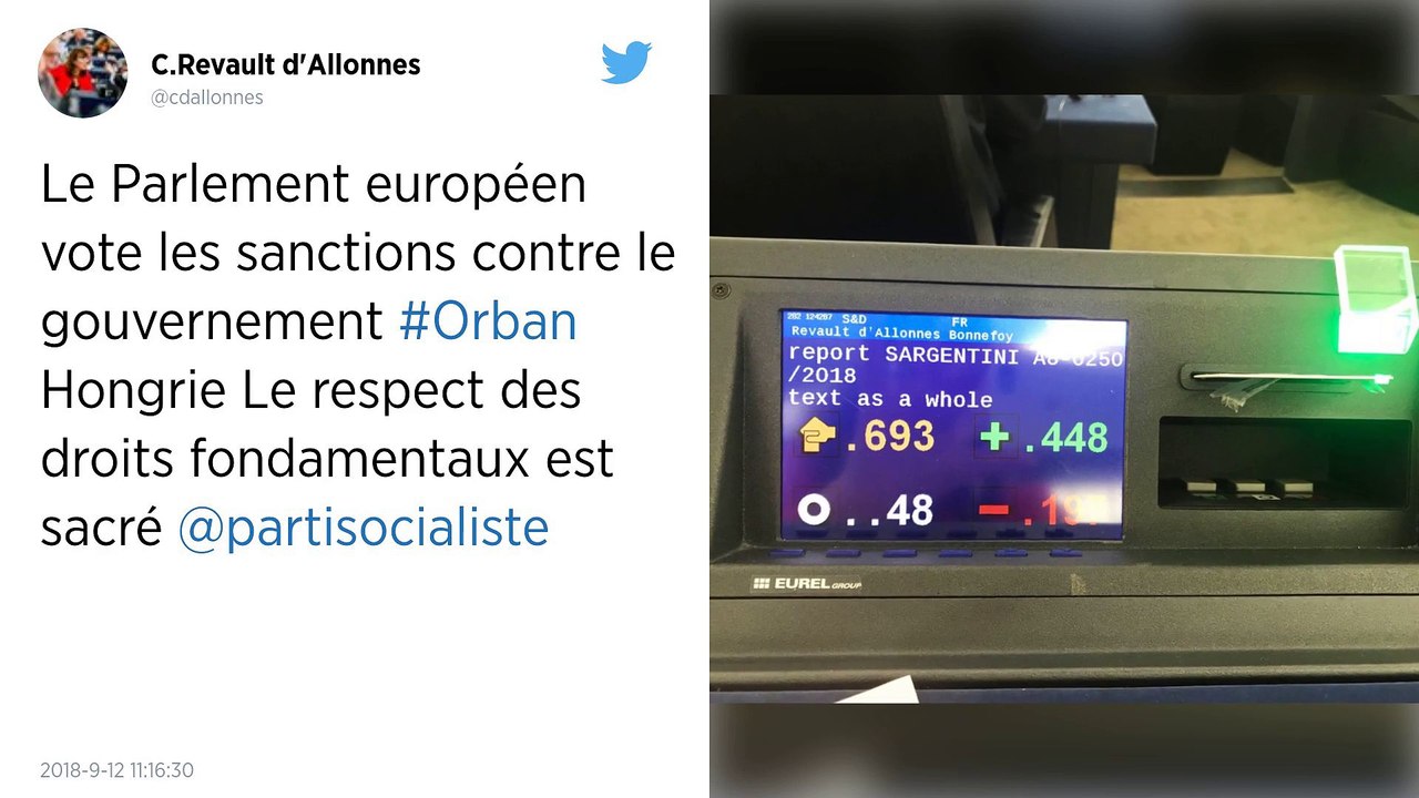 État de droit en Hongrie. Les eurodéputés déclenchent l’article 7 contre le régime de Viktor Orban.