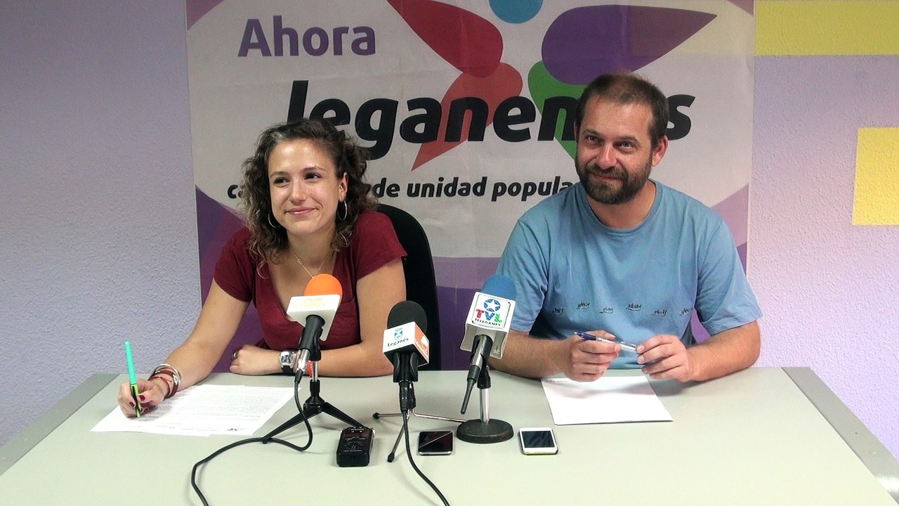 Rueda de prensa de Leganemos del 12 de septiembre de 2018