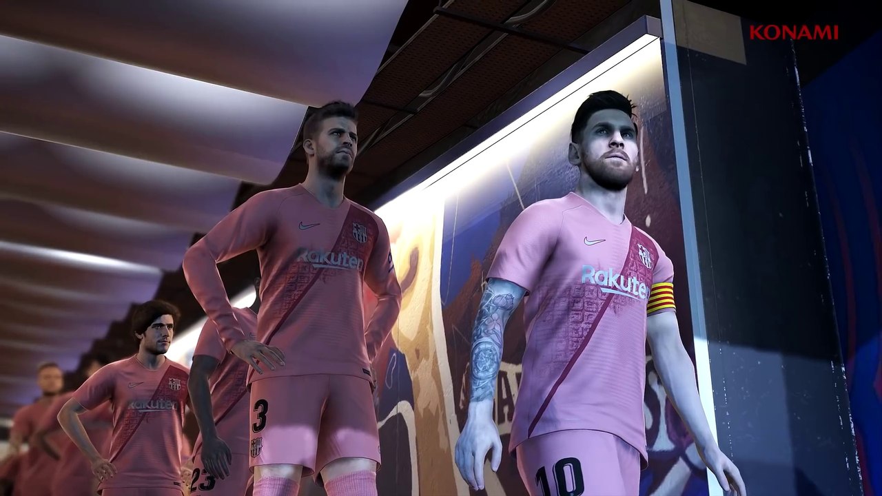 PES 2019 - Présentation du troisième maillot FC Barcelone