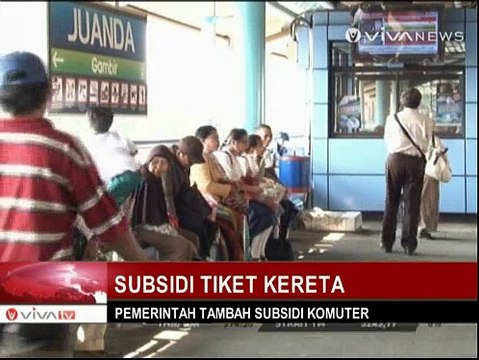 Tarif Kereta Komuter Naik Rp 2000/Perjalanan