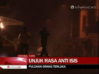 Download Video: Unjuk Rasa Anti ISIS di Turki Berujung Ricuh