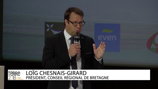 Terre 2018 - Temps forts Ouverture des Assises par Loïg CHESNAIS-GIRARD, Région Bretagne