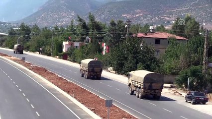 Suriye sınırına askeri sevkiyat - HATAY