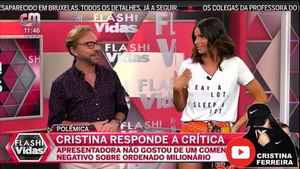 CRISTINA Ferreira RESPONDE a CRÍTICAS !!! - Set 2018
