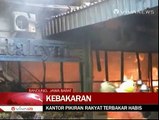 Kantor Redaksi Pikiran Rakyat di Bandung Terbakar