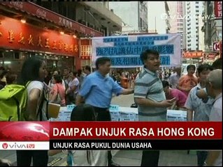 Unjuk Rasa Hong Kong, Pedagang Rugi Besar