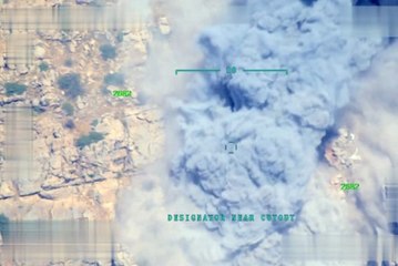 TSK Teröristlere Ait Mağaranın İmha Görüntüsünü Paylaştı