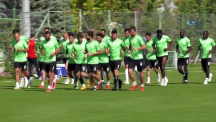 Atiker Konyaspor günü yaptığı tek antrenmanla değerlendirdi