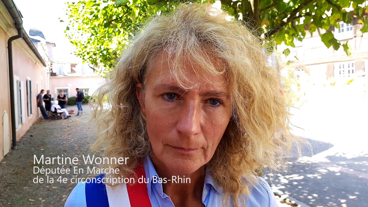 La députée En Marche Martine Wonner réagit après le début des travaux