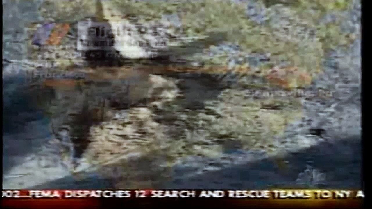 911 Flight 93 Crater - Rare Close Up From Above (NBC Helicopter)