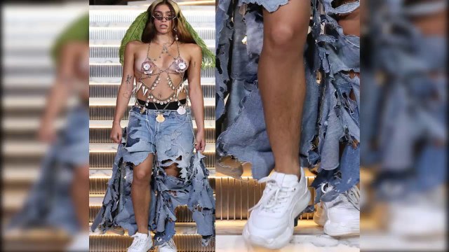 Madonna's Daughter Lourdes Leon On The Podium With Unshaven Leg