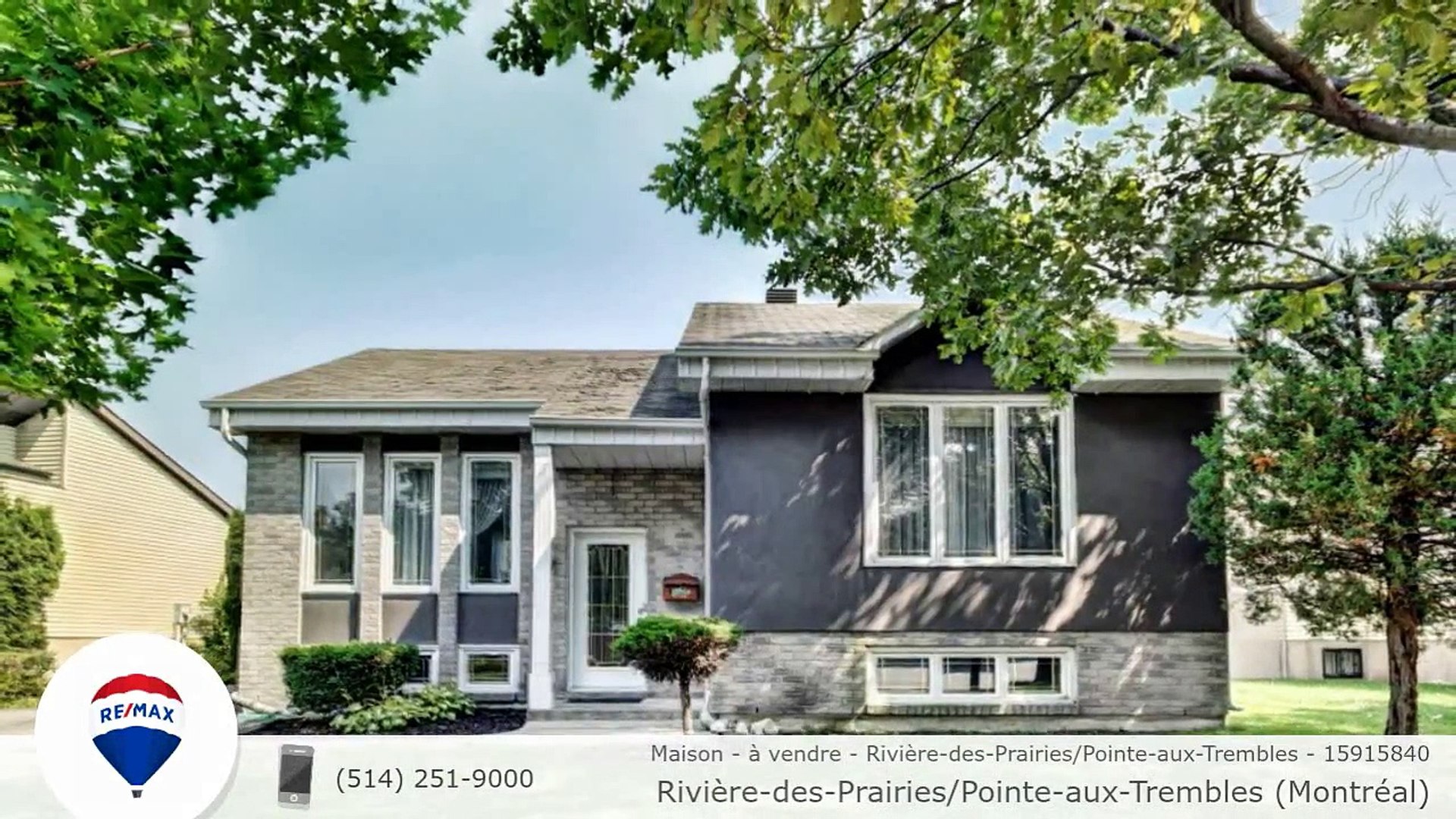 Maison A Vendre Pointe Aux Trembles Centris Maison - à vendre - Rivière-des-Prairies/Pointe-aux-Trembles - 15915840 -  Vidéo Dailymotion