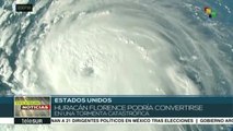 Huracán Florence podría convertirse en una tormenta catastrófica