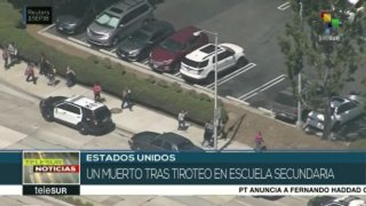 Tiroteo en escuela secundaria deja un muerto en EEUU