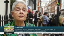 Conmemoran en Londres los 45 años del golpe de estado contra Allende
