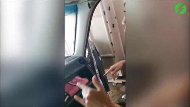 Le fail de la journée : elle se fait arracher la portière au carwash