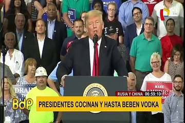 Rusia: Vladimir Putin y Xi Jinping cocinan juntos y beben vodka