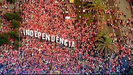 One million Catalans celebrate 'La Diada' in Barcelona