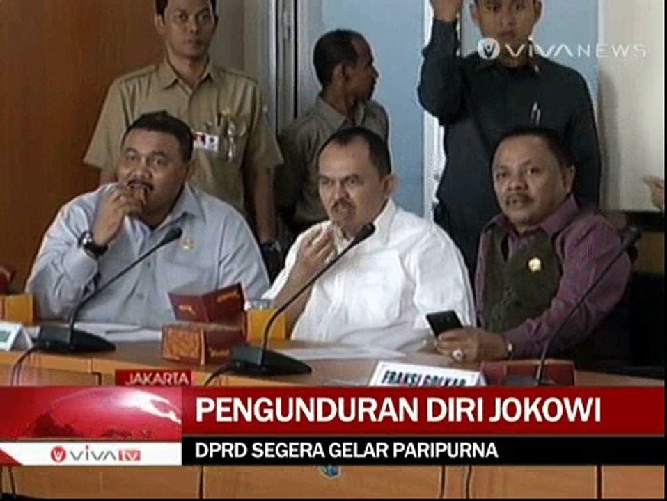 DPRD Belum Terima Surat Pengunduran Diri Jokowo Sampai Saat Ini