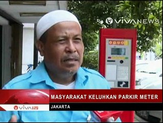 Masyarakat Keluhkan Alat Parkir Meter