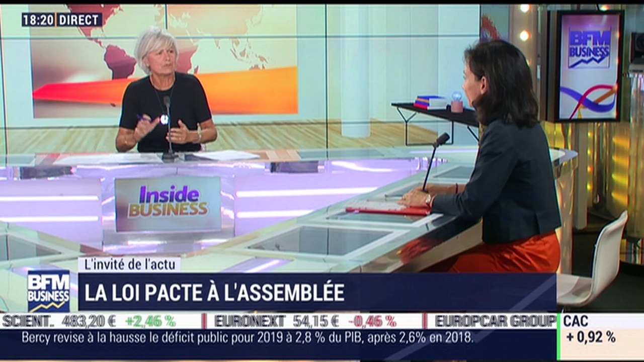 Delphine Gény-Stephann: "La loi Pacte veut mettre tous les atouts du côté de la réussite des entrepreneurs et du partage de la croissance avec les salariés" - 12/09