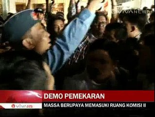 Demo Tuntut RUU DOB Disahkan di DPR Berakhir Ricuh