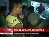 Minibus Tabrak Tiga Rumah dan Becak Motor di Medan, Satu Kritis