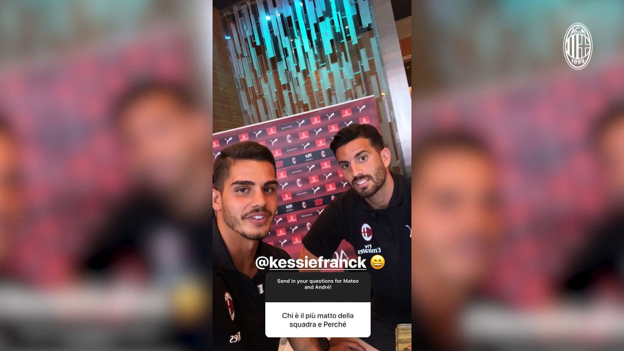 Il backstage della Q&A di Mateo e André