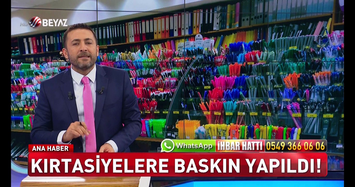 Kırtasiyelere şok baskın