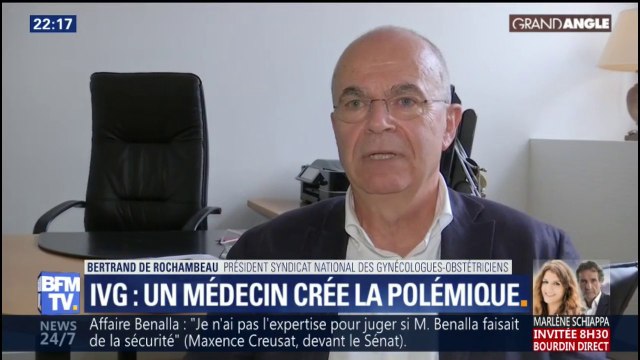 IVG: le président du syndicat national des gynécologues s'explique sur ses propos polémiques