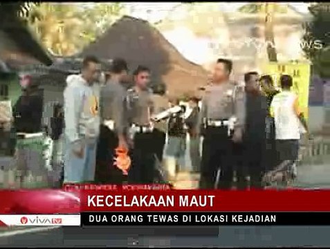 Tabrakan 2 Pengendara Motor, 2 Korban Tewas di Lokasi