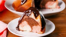 The Layers In This Neapolitan Bundt Cake Are WILD