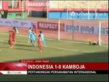 Indonesia Hanya Menang Tipis Atas Kamboja