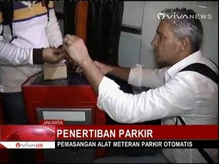Dishub DKI Pasang Alat Meteran Parkir Otomatis