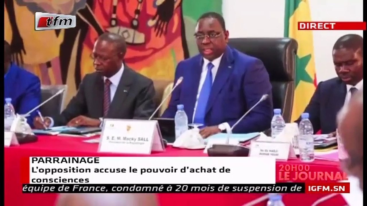 REPLAY - JT Français 20h - Pr : SARAH CISSÉ - 12 Septembre 2018