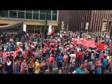 Ato do Movimento dos Trabalhadores Sem Teto em São Paulo