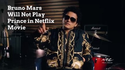 Bruno Mars Will Not Play Prince in Netflix Movie