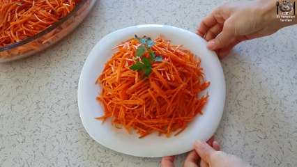 Kore Usulü Havuç Salatası Tarifi - Ev Yemekleri Tarifleri