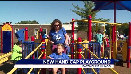 New Playground at Illinois School Teaches Special Needs Students as They Play