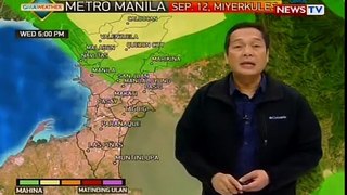 Weather update as of 4:10 p.m. (September 12, 2018)