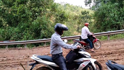 Dangerous Road North West in Vietnam