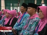 Jemaah Haji Asal Palembang Berangkat di Tengah Kabut Asap