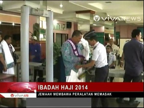 Petugas Sita Alat Masak dari Jemaah Calon Haji